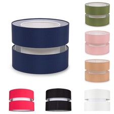 Deckenlampenschirm Easy Fit klein Doppeltrommel Pendel Wohnzimmer Lampenschirm Lampe Pendant Light price