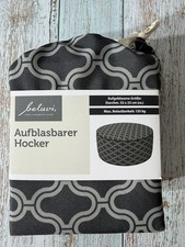 Aufblasbarer Sitzhocker Pouf Hocker Ø53 cm Grau Pouf price