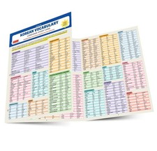 Korean Vocabulary Language Study Card: Essential Words and Phrases Required for Foreign Language Cards price