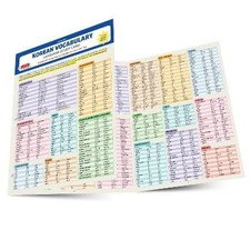 Korean Vocabulary Language Study Card, Woojoo Kim, Foreign Language Cards price