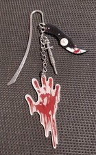 Lesezeichen aus Metal Thriller Krimi Horror Bücher Fitzek King Horror-Thriller price