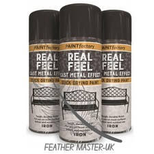 3x 400ml Real Feel Gusseisen Effekt Spray Industrial Style Finish für Metall Industrial Spray price