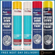 PLASTIKOTE INDUSTRIAL UPSIDE DOWN MARKIERUNGSSPRAYFARBE 750ML SCHNELLTROCKNEND NEU Industrial Spray price