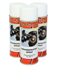 Keramikspray 12,92€/L Keramikpaste Bremse Kim Tec  3x400ml  -40°c bis1400°C Bremsen-Wartungsspray price
