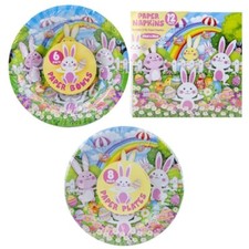 Osterhase Geschirr Einweg Teller Schüsseln Servietten Party Buffet Eiersuche Disposable Tableware price