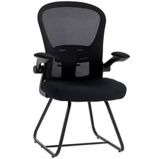 Empfangsstuhl, Konferenz Meeting Bürostuhl mit hochklappbarer Armlehne, Netzrückenlehne Conference Chair price