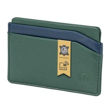 LINDENMANN Kartenetui Herren / Cardholder Herren Leder Geldbeutel grün blau Herren-Card Holder price