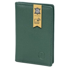 LINDENMANN Kartenetui Herren / Cardholder Herren Leder Geldbeutel grün blau Herren-Card Holder price