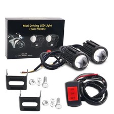 2 Stück/Set Motorrad LED Scheinwerfer Motorrad Fahren Nebelscheinwerfer mit Schalter Motorcycle Lights price