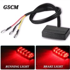 Universal Motorrad Motorbike Rücklicht Bremsrücklicht Smoked Red LED Small Motorcycle Lights price