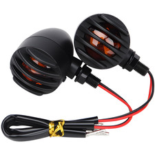 2 Stück Motorrad Blinker Bernstein LED Birne Grill Style Kontrollleuchten Motorcycle Lights price