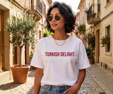 ✅ Turkish Delight Damen T-Shirt | 100% Baumwolle | Türkei Geschenk | Vintage TR Turkish Classics price