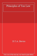 Principles of Tax Law,D.T.A. Davies Tax Law price