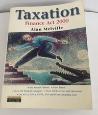 Taxation Finance Accounting ACCA Act 2000 Alan Melville 6th Edition Tax Law Tax Law price