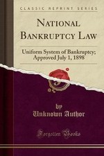 National Bankruptcy Law, Unknown Author,  Paperbac Enforcement und Bankruptcy Law price