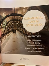 Commercial Law In Scotland, Hardman, MacGregor, Garrity, MacPherson, Richardson Commercial Law price