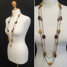 MULTI DOPPELSTRANG NUGGET PERLENKETTE STATEMENT KETTE MODESCHMUCK Costume Necklace price