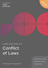 Core Statutes on Conflict of Laws (Palgrave Core Statut - Paperback / softback N Press - Publishing Law price