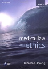 Medical Law and Ethics,Jonathan Herring- 9780199230662 Medical Law price