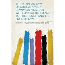 Egyptian Law of Obligations. a Comparative Study with S -  NEW Not Available 201 Law of Obligations price