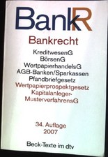 Bankrecht : Textausgabe. (Nr. 5021) Beck-Texte im dtv Häuser, Franz (Hrsg.): Bankrecht price