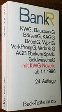 dtv Taschenbuch BankR Gesetzbuch deutsch - Bankrecht - 24. Auflage Beck-Texte Bankrecht price