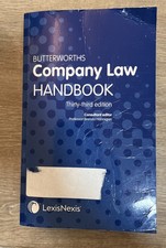 BUTTERWORTHS: Company Law HANDBOOK 33rd Edition (2019) Paperback Company Law price