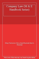 Company Law (M & E Handbook Series),Enid Marshall Company Law price
