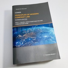 Gower Principles of Modern Company Law - Professor Paul Davies - 11th Edition Company Law price