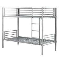 Hochbett Bett Metall Etagenbett Stockbett teilbar in 2 Einzelbetten Etagenbett price