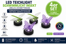 4x Set LED Schwimmlicht Teichlicht Teichbeleuchtung RGB Farbwechsel Garten Teich Garten Zubehör price