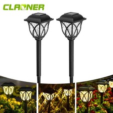 Solarleuchten Garten, 2x Set Solarlampen für Außen, LED Licht Solar Wegeleuchte Garten Zubehör price