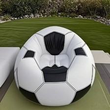 Aufblasbarer Fußball Luftsessel PVC Outdoor Garten Camping Chair  110x110cm NEU Garten Chair price