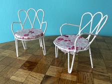 2 x Gartenstuhl Puppenstube Puppenhaus 1:12 dollhouse armchair Garten Armchair price