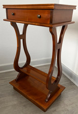 Beistelltisch Nachttisch Lyra night table french Holz Kommode Lyre Bedside Table Garten Side Table price