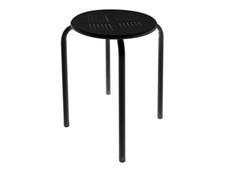 Hocker Schwarz Hocker aus Stahl Gartenmöbel Camping Werkstatt Garten Stool price