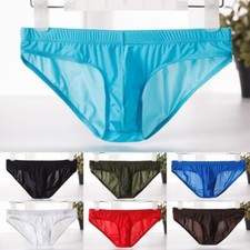 Herren Briefs von Ice Silk Sexy Wet Look Panties Transparent Thin Trunks Shorts Herren-Briefs price