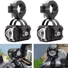2 Stück Motorrad LED Scheinwerfer Zusatz Motorrad Scheinwerfer Fahren Nebel Lampe Hilfsmaterialien price