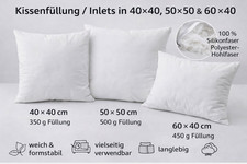 Kissenfüllung Inlet Füllkissen Sofakissen Innenkissen verschiedene Größen Kissen price