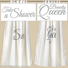 DUSCHVORHANG TEXTIL WANNENVORHANG BADEWANNENVORHANG WASSERDICHT Shower Duschen Shower / Badezimmer Vorhang price