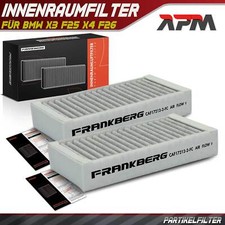 2x Innenraumfilter Pollenfilter Filter für BMW X3 F25 X4 F26 18d-35d 20i-35i Pollen Filters price