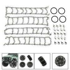 Schnee Reifen Ketten Ersatz Metall für MN82 LC79 Maßstab 1:12 Pickup Truck Spielzeug Tire Chains price