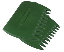 Gartenabfall Laubgreifer Paar Handschlaufe Kunststoff grün Gartenbedarf Geräte Garten Bedarf price
