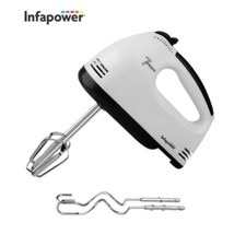 Handmixer Elektrischer Schneebesen - Küchenmixer zum Backen 7 Geschwindigkeiten 2 KNETHAKEN 100W Dough Mixer price