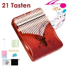 Kalimba Daumen Klavier Finger Mahagoni Holz Keyboard Musikinstrument 21 Tasten Keyboard Instruments price