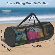 Netz Tauchtasche zum Tauchen oder Schnorcheln - Tauchen Schnorchel Ausrüstung Taschen groß Diving Gear price