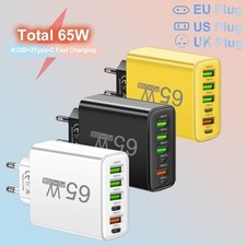 6-Fach Schnell Ladegerät Stecker 6 x USB Port 65W Netzteil Adapter Handy Tablet Tablet Charger price