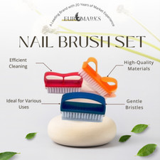 3 Nagelbürsten Set Maniküre Pediküre Reinigung Schrubben Zehenbürsten Fingerborsten Manicure & Pedicure Set price