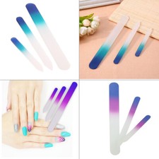 3tlg Glas Nagelfeile Set Doppelseitig Geätzt Profi Maniküre Pediküre Werkzeug Manicure & Pedicure Set price