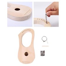 Leiernholz Saiteninstrument, 7 Saiten DIY Set, uralt String Instruments price